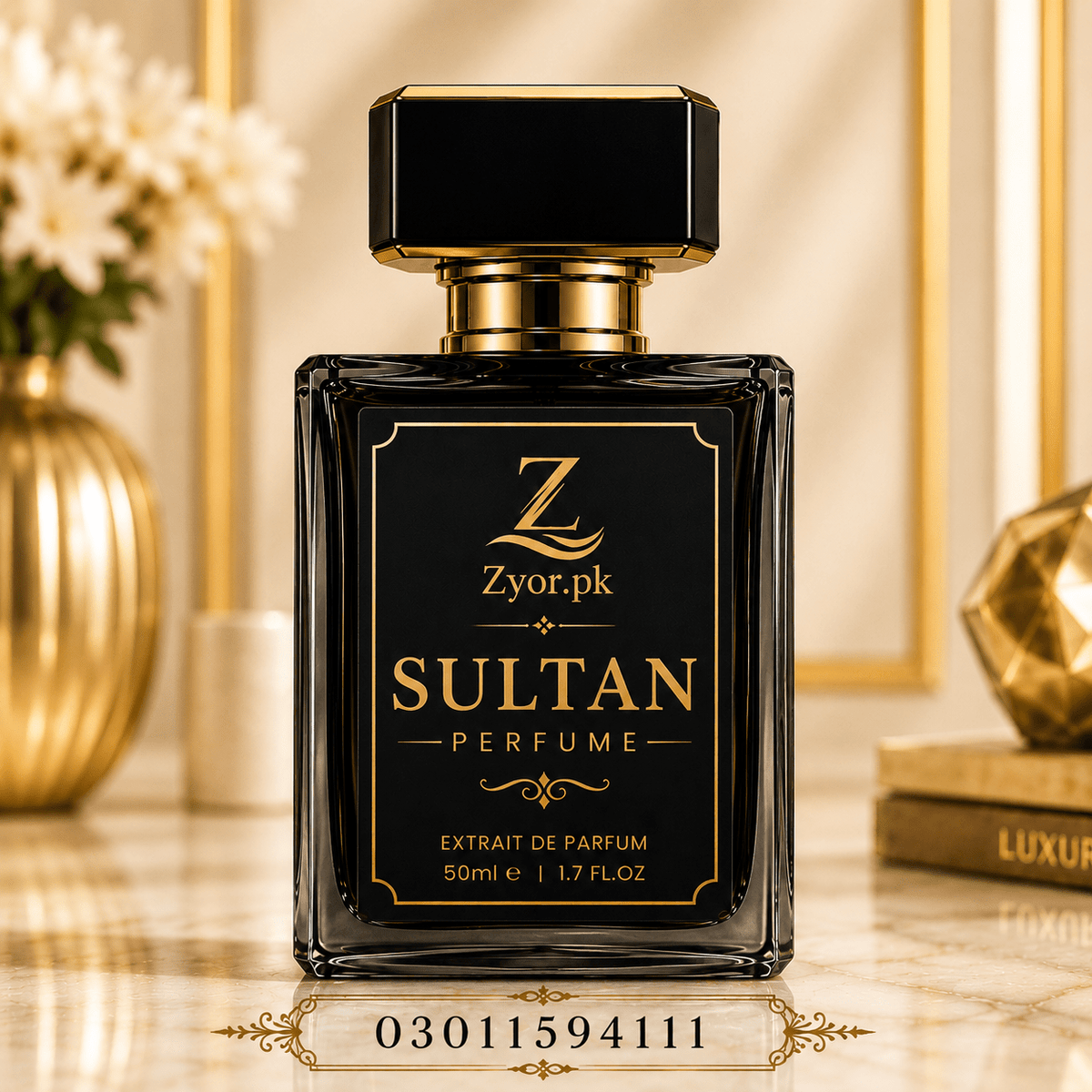 Sultan Perfume By Zyor.pk – Luxury Long Lasting Fragrance For Men | 50ml - Zyor.pk
