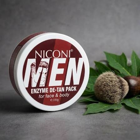 Niconi Men Enzyme De-Tan pack for face & body (300g) - Zyor.pk